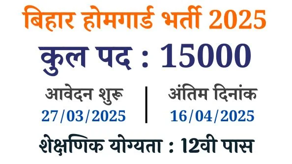 Home Guard Vacancy