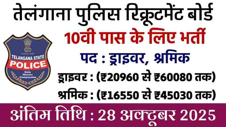 TSLPRB Notification 2025